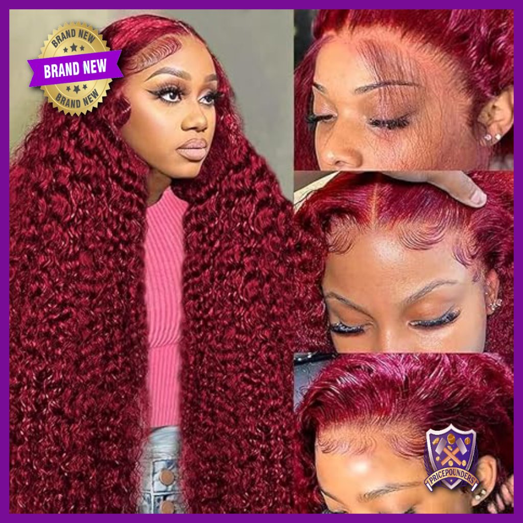30 Inch Deep Wave Lace Front Wig 200% Density 13x6 Hd Human Hair